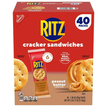 Box of cracker sandwiches with peanut butter, 40-count