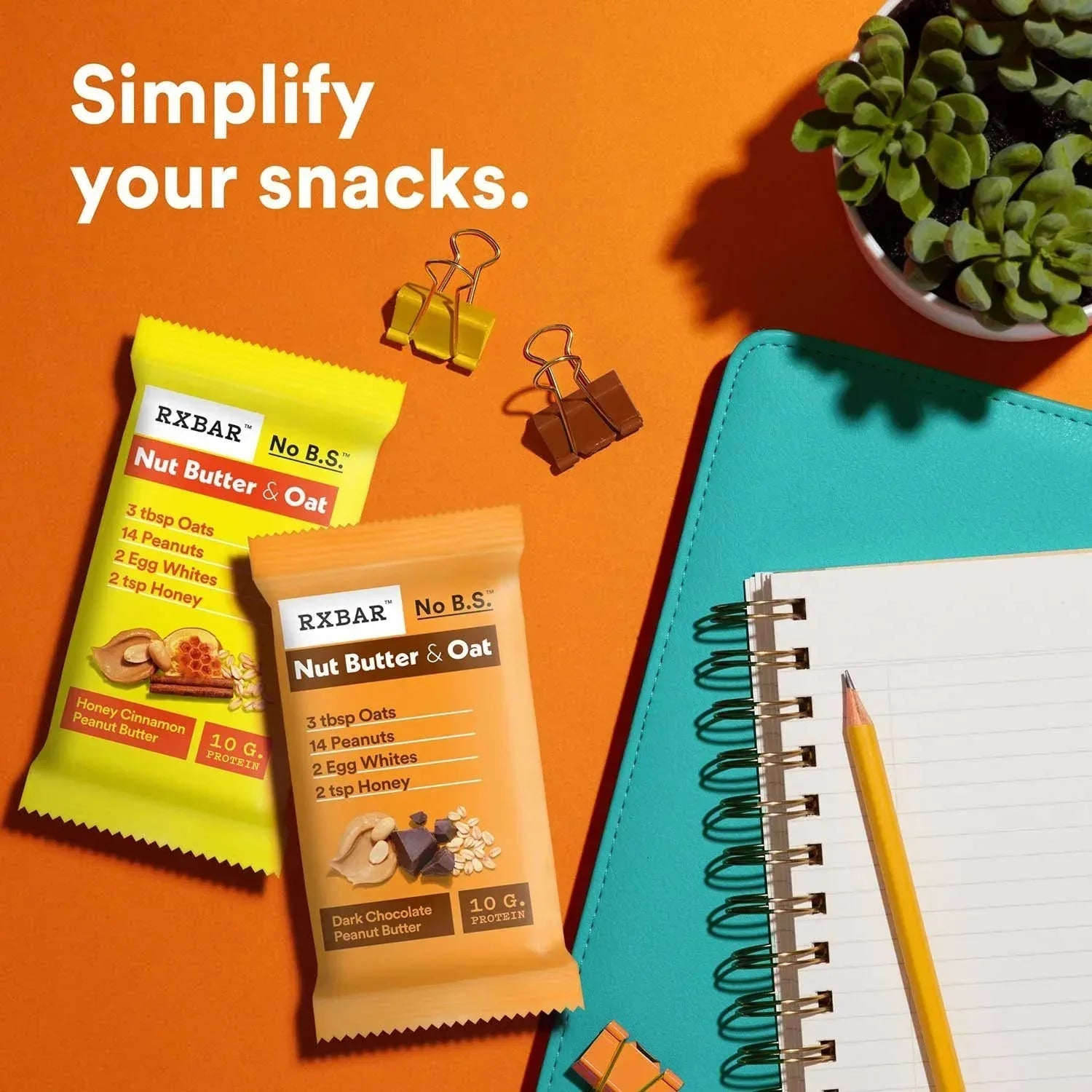 RXBAR Nut Butter & Oat Bar Variety Pack, 1.9 oz. 14 ct.