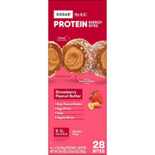 RXBAR Protein Energy Bites Strawberry Peanut Butter box, front view