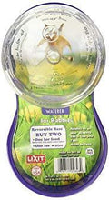 Rabbit water feeder with clear dome, purple base, and LIXIT label on front