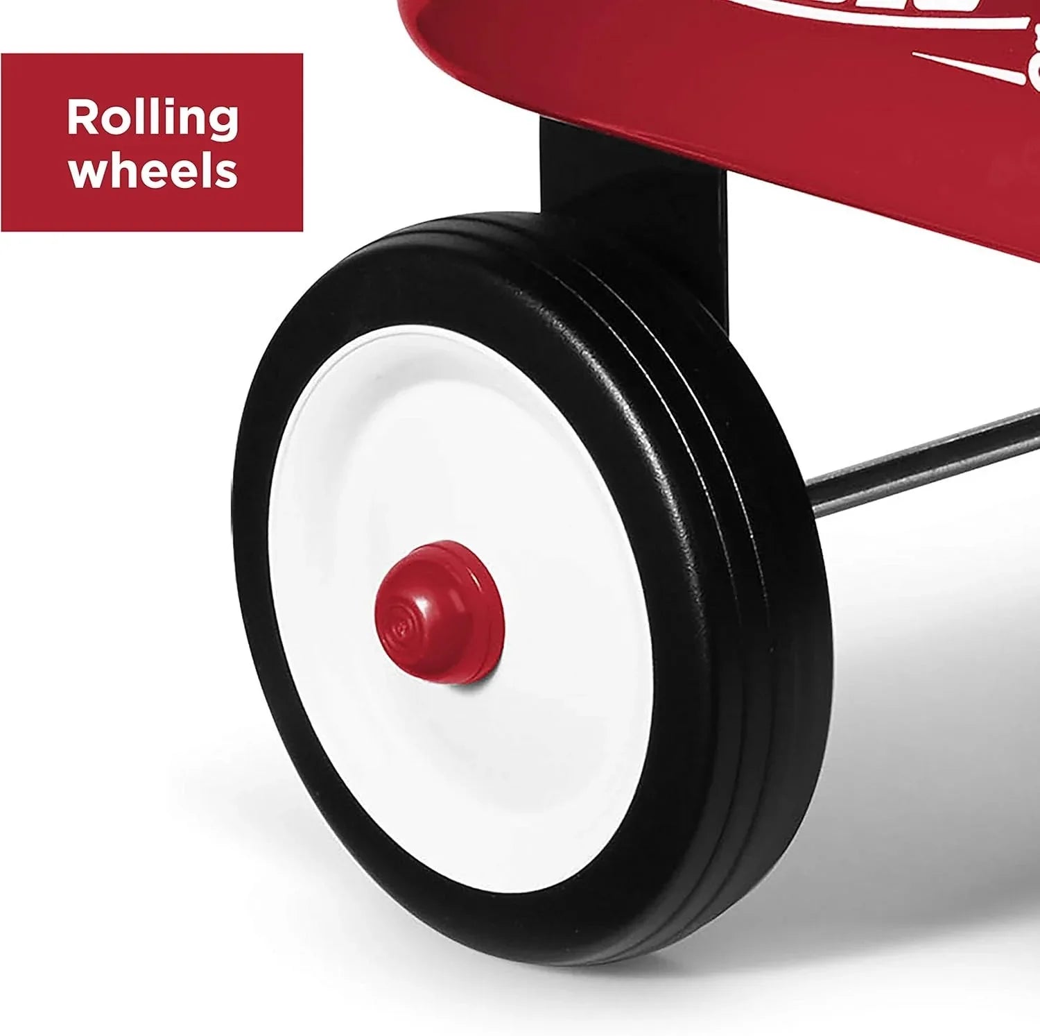 Radio Flyer Mini Classic Red Wagon for Kids, Toy Wagon For Kids Aged 1.5+, Play-Size Version of the Classic, Durable Rolling Wheels & Steel Body, Working Handle, For Toys, Crafts & Gift Displays