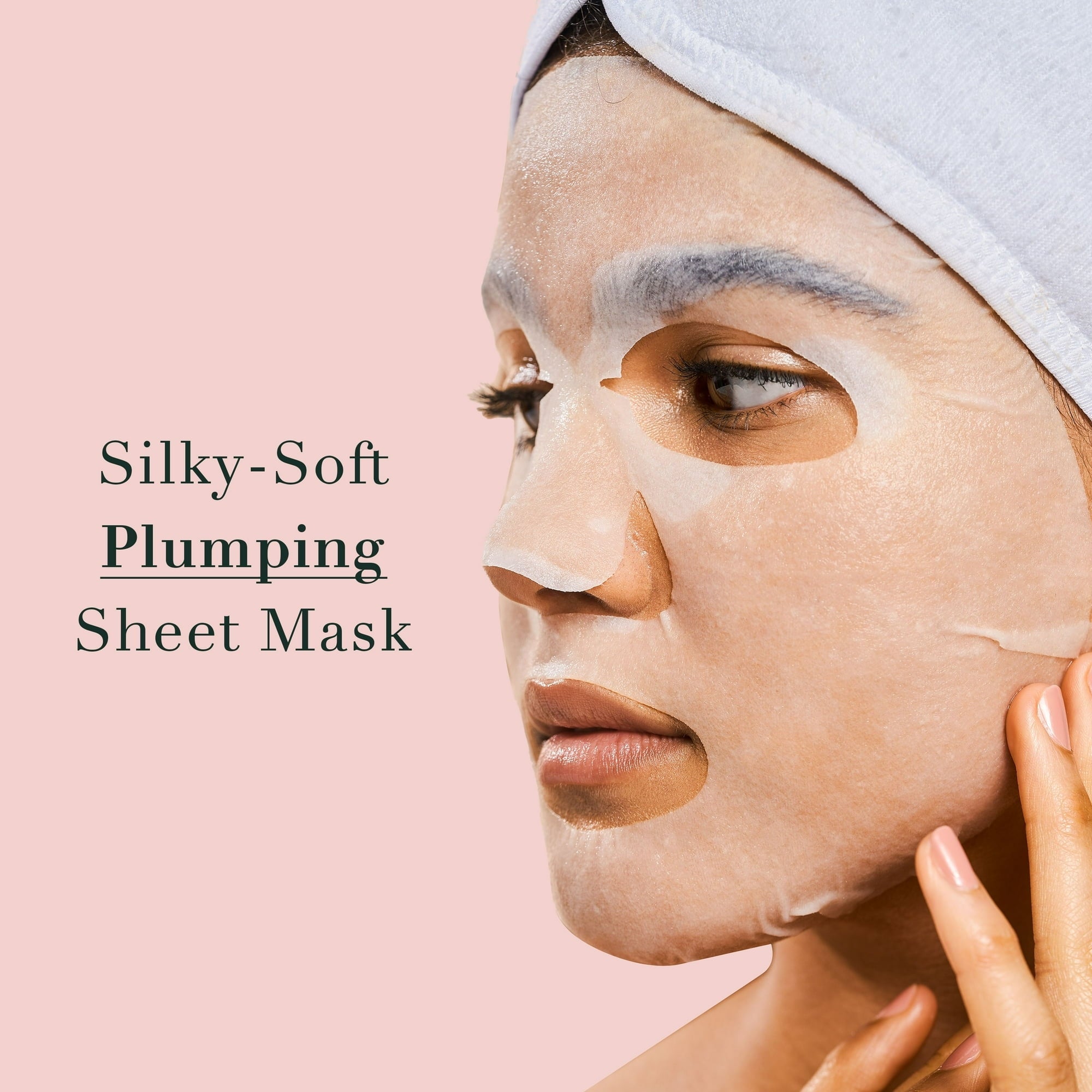 Rael Beauty Collagen Facial Mask for Wrinkles and Dry Skin, Plump and Smooth, 1 Count