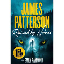 Paperback book with blue wolf-themed cover, yellow eyes, and bold title typography.