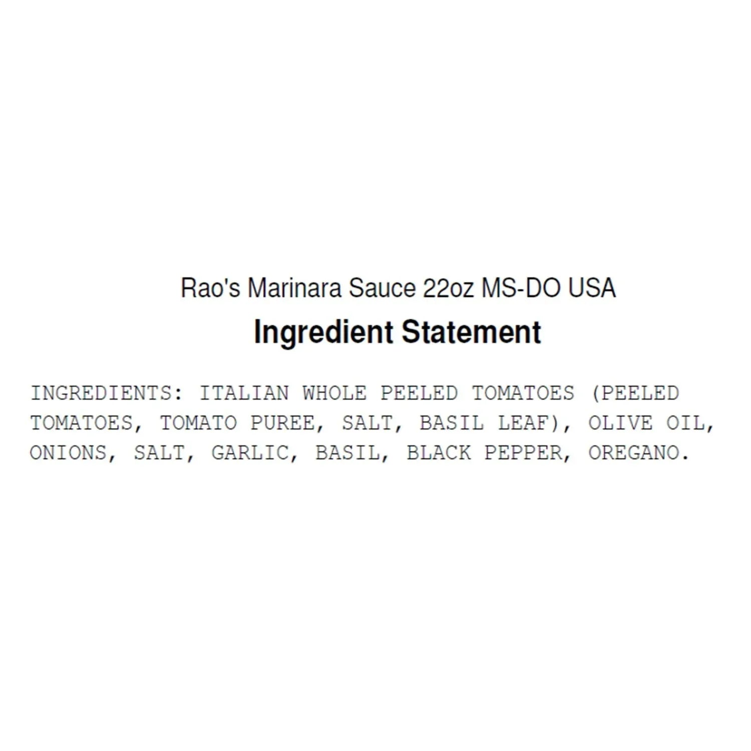 Rao's Homemade Marinara Sauce, 22 oz., 2 pk. - USA MEGA SHOP