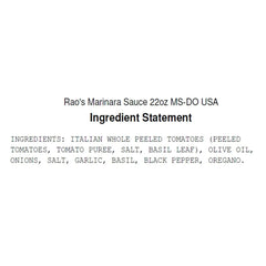 Rao's Homemade Marinara Sauce, 22 oz., 2 pk.