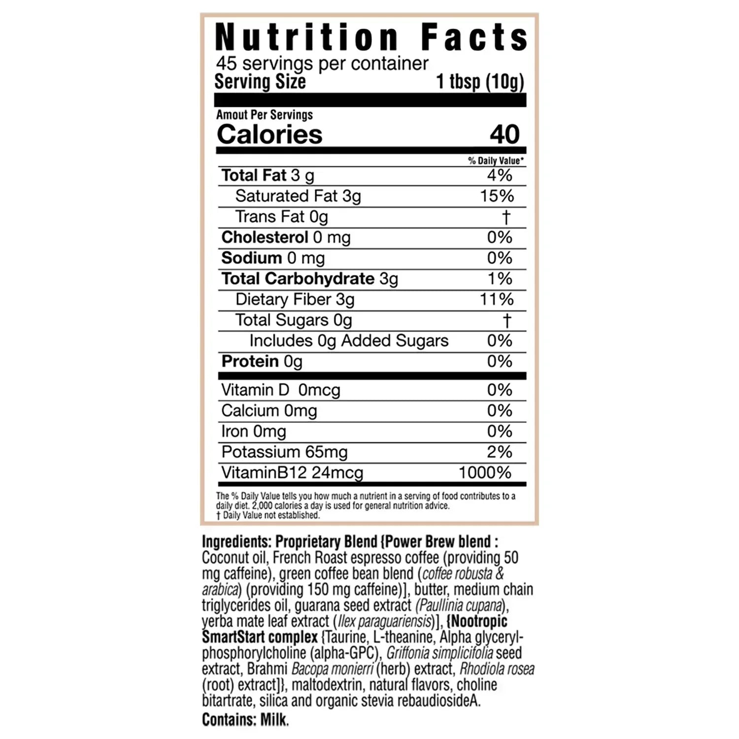 Rapid Fire Focus Instant Coffee, Caramel Macchiato, 15.87 oz.