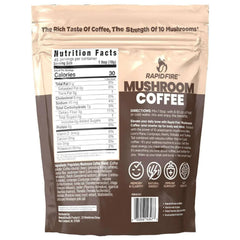 Rapid Fire Mushroom Instant Coffee, French Roast, 15.87 oz.