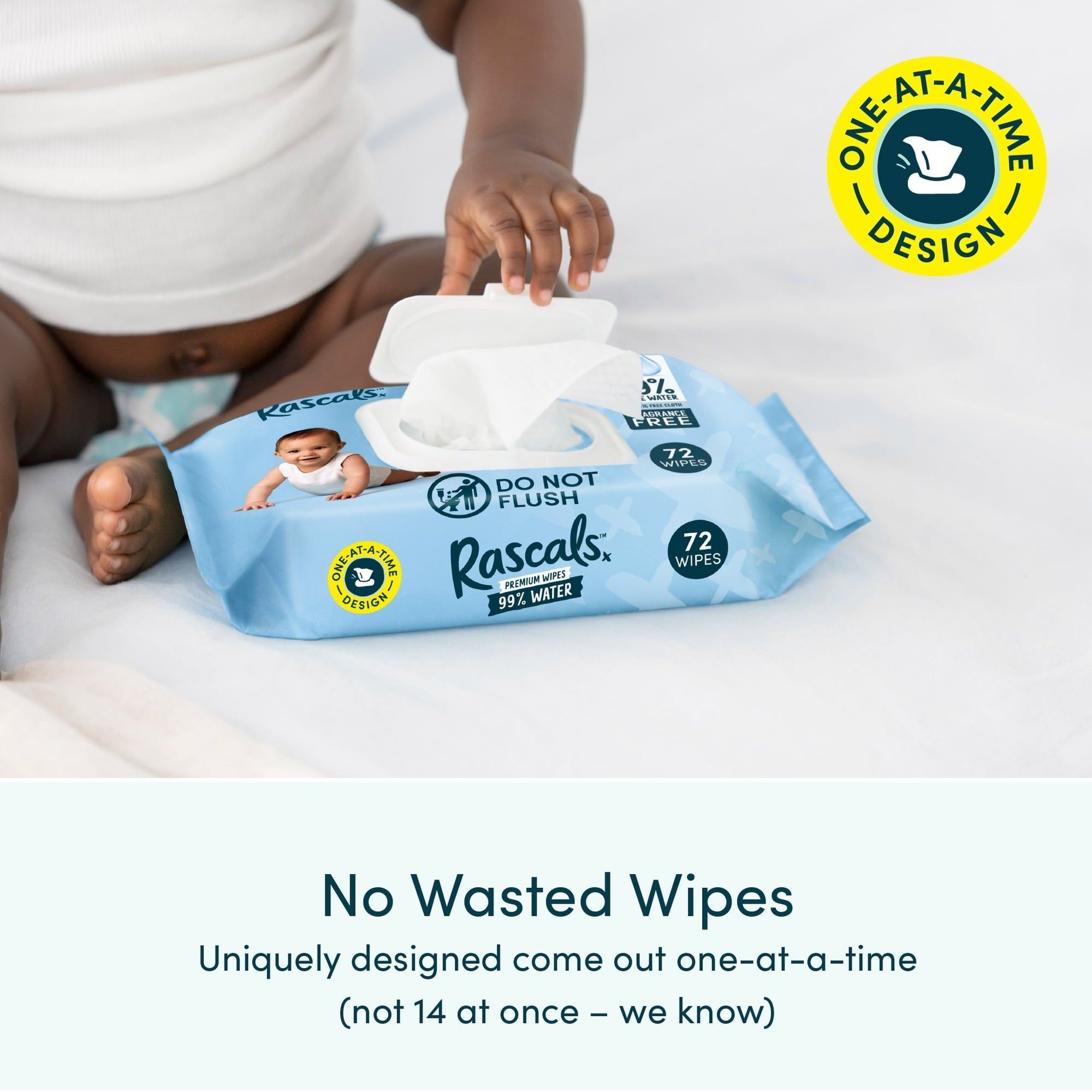 Rascals 99% Water Premium Fragrance Free Baby WRascals 99% Water Premium Fragrance Rascals 99% Water Premium Fragrance Free Baby Wipes, 216 CountFree Baby Wipes, 216 Countipes, 216 Count
