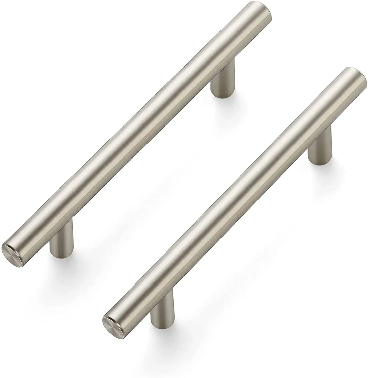 Ravinte 10 Pack 5" Cabinet Pulls Brushed Nickel Stainless Steel Kitchen Drawer Pulls Cabinet Handles 3" Hole Center
