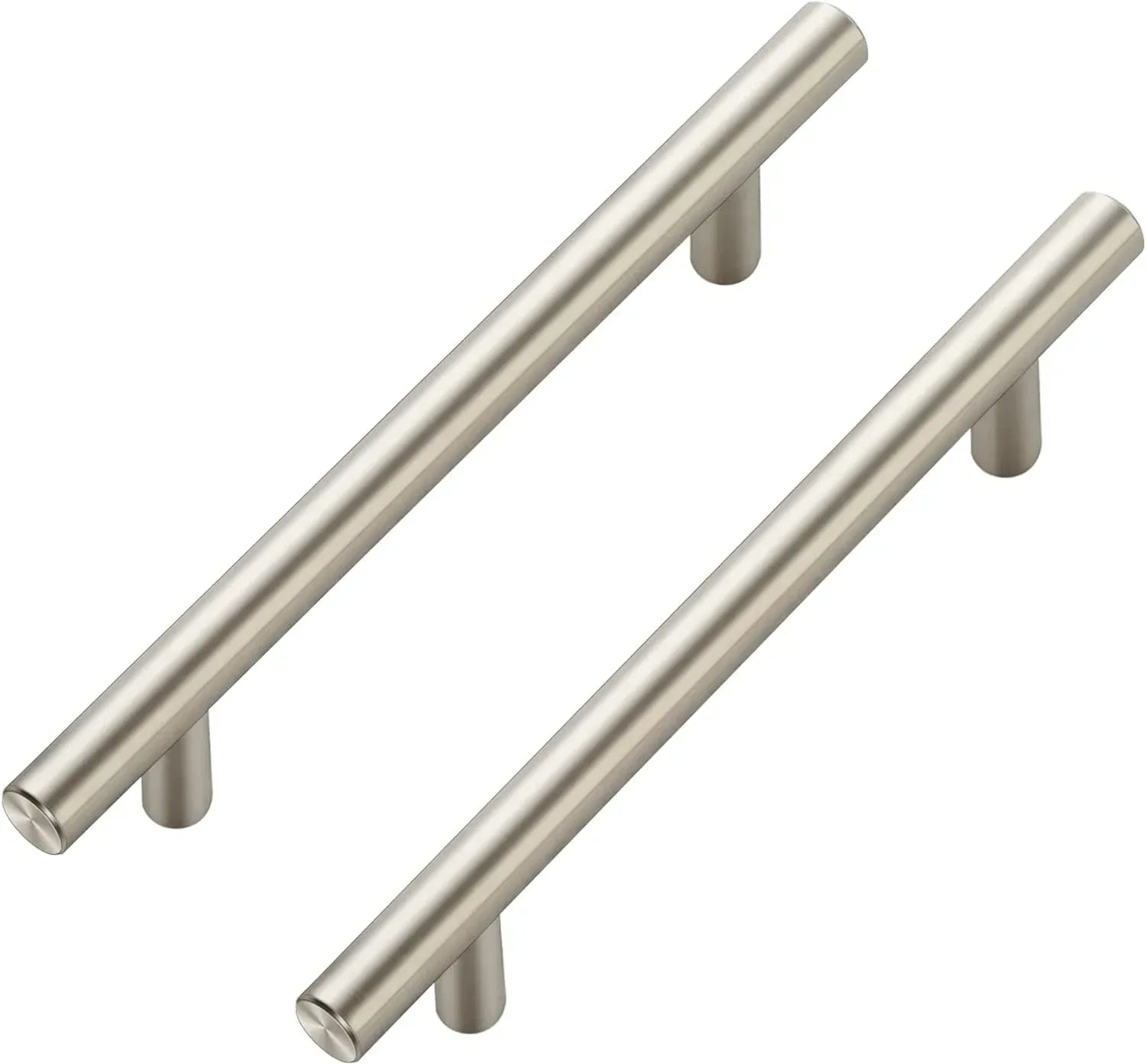 Ravinte 10 Pack 5" Cabinet Pulls Brushed Nickel Stainless Steel Kitchen Drawer Pulls Cabinet Handles 3" Hole Center