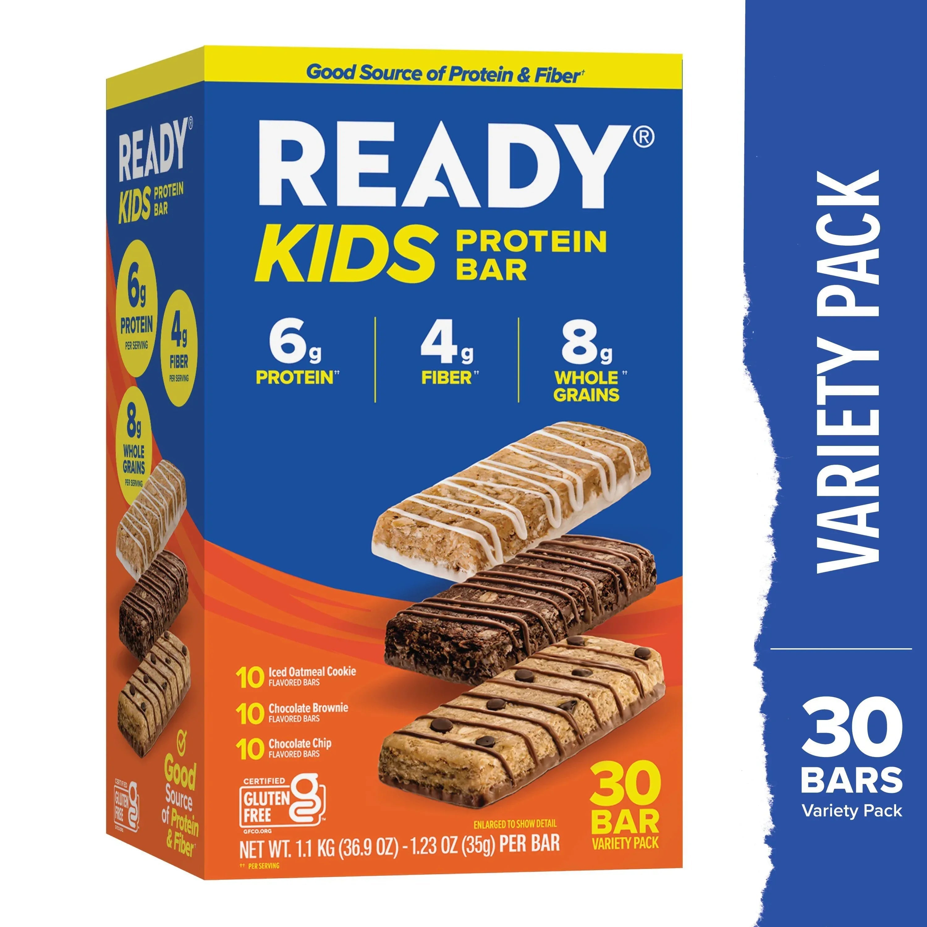 Ready Kids Bar Variety Pack, 1.23 oz., 30 ct.
