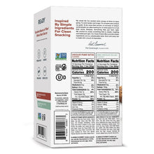 Protein bar variety pack back nutrition panels on white box