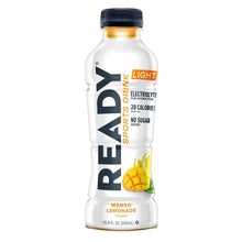 Light sports drink bottle, Mango Lemonade flavor, electrolytes, 20 calories per serving