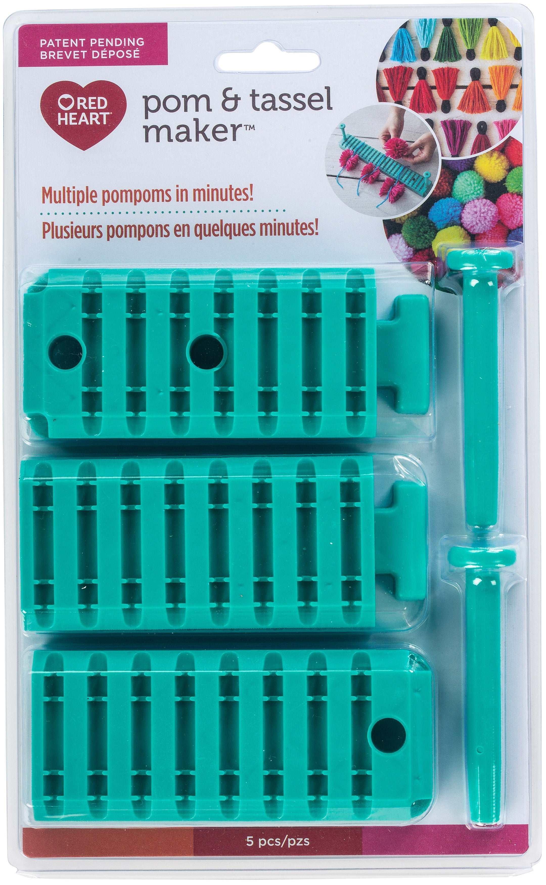 Red Heart Pompon & Tassel Maker-Red - USA MEGA SHOP