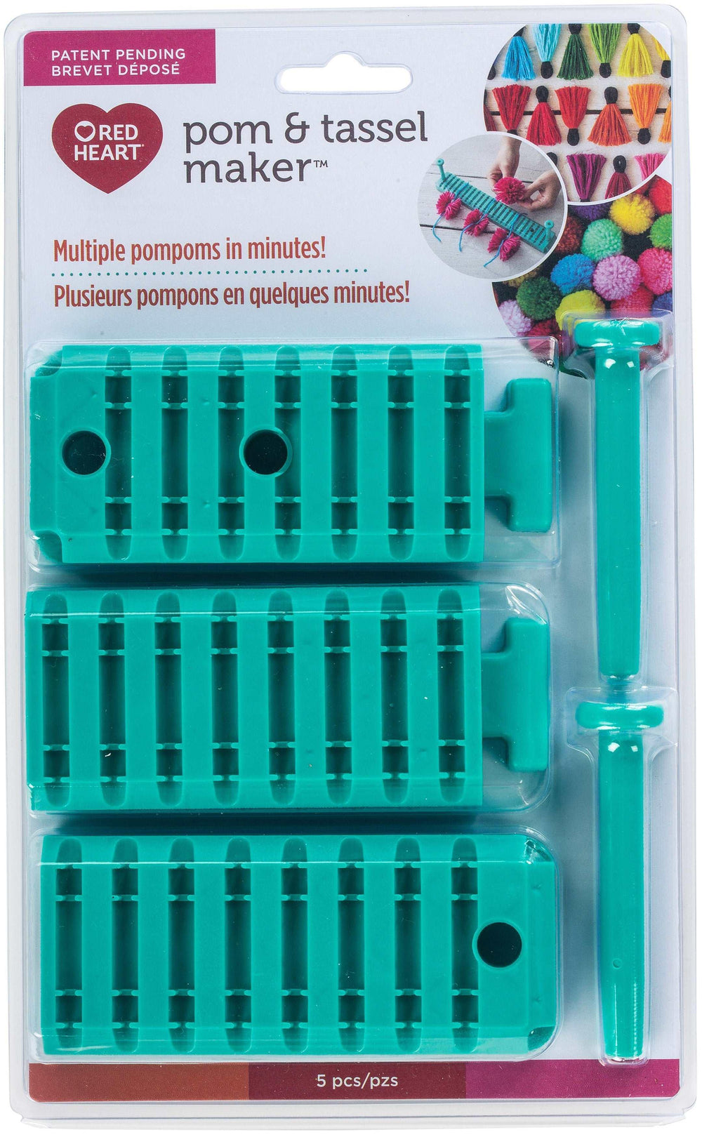 Red Heart Pompon & Tassel Maker-Red - USA MEGA SHOP