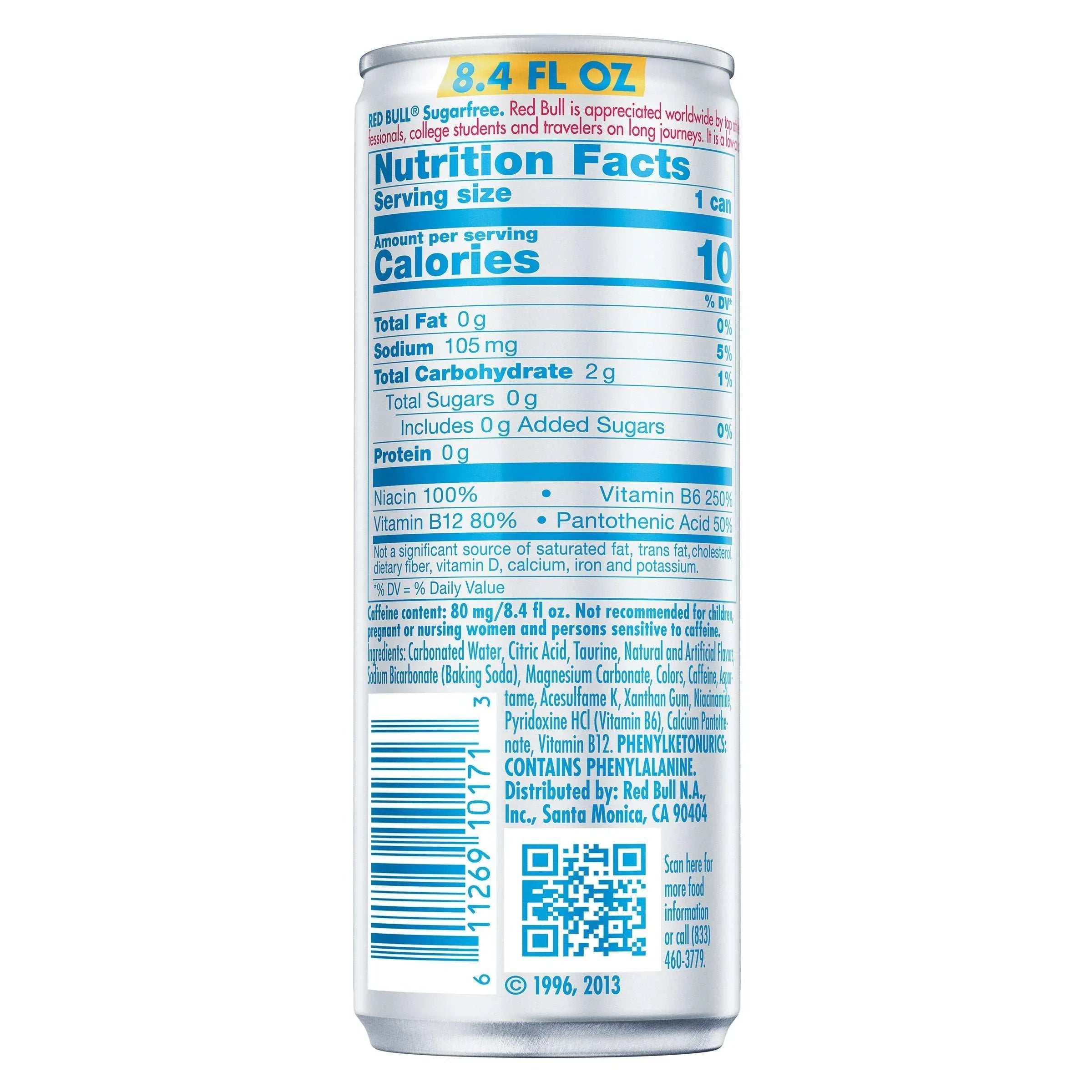 Red Bull Energy Drink, Sugar Free, 8.4 fl oz, 24-count - USA MEGA SHOP