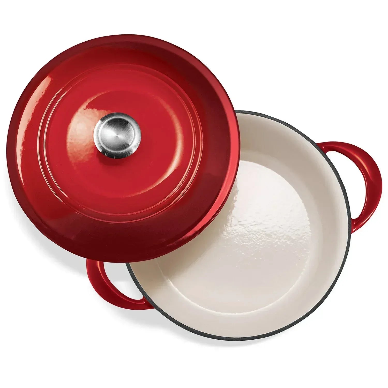 Tramontina Enameled Cast Iron 7-Quart Covered round Dutch Oven (Assorted Colors)