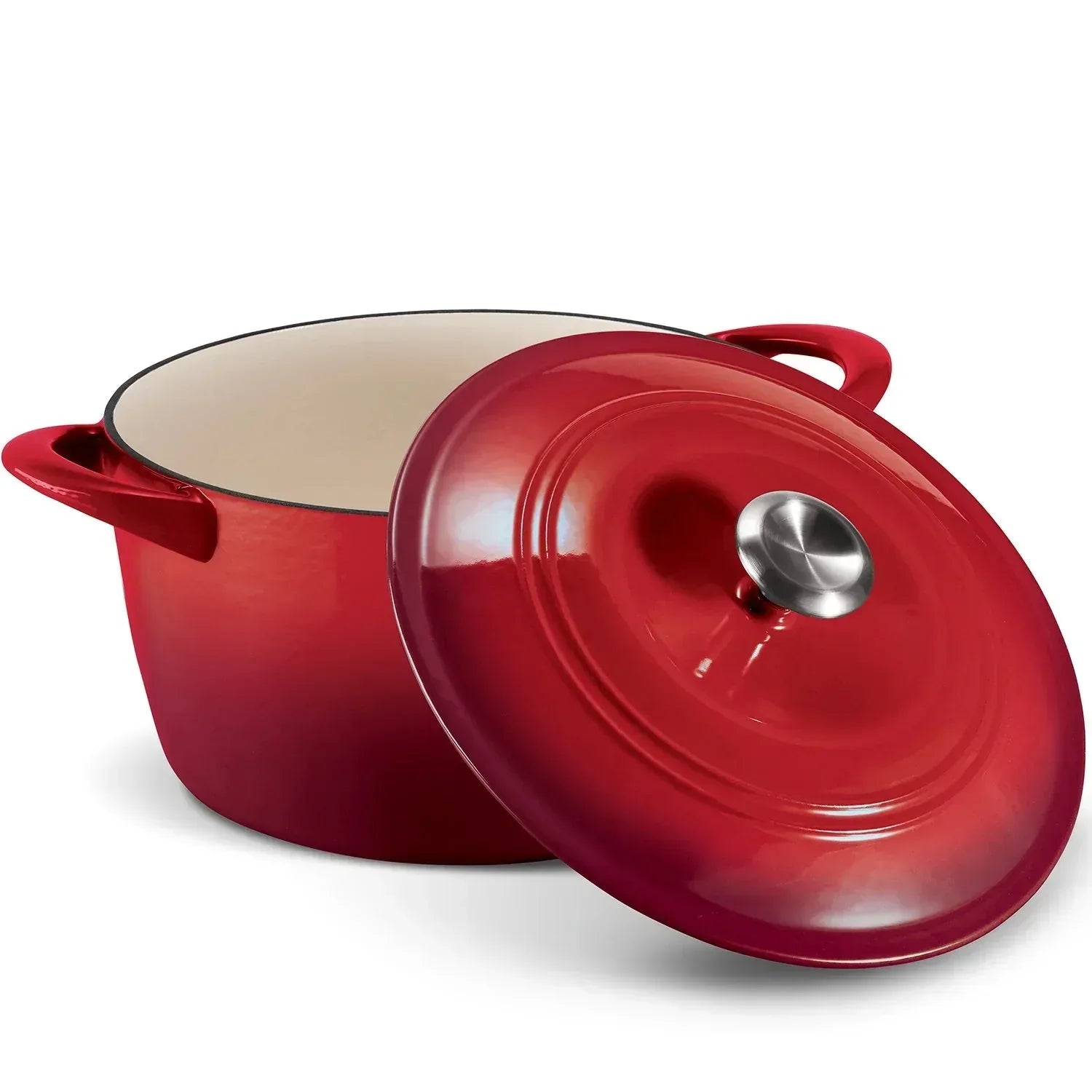 Tramontina Enameled Cast Iron 7-Quart Covered round Dutch Oven (Assorted Colors)