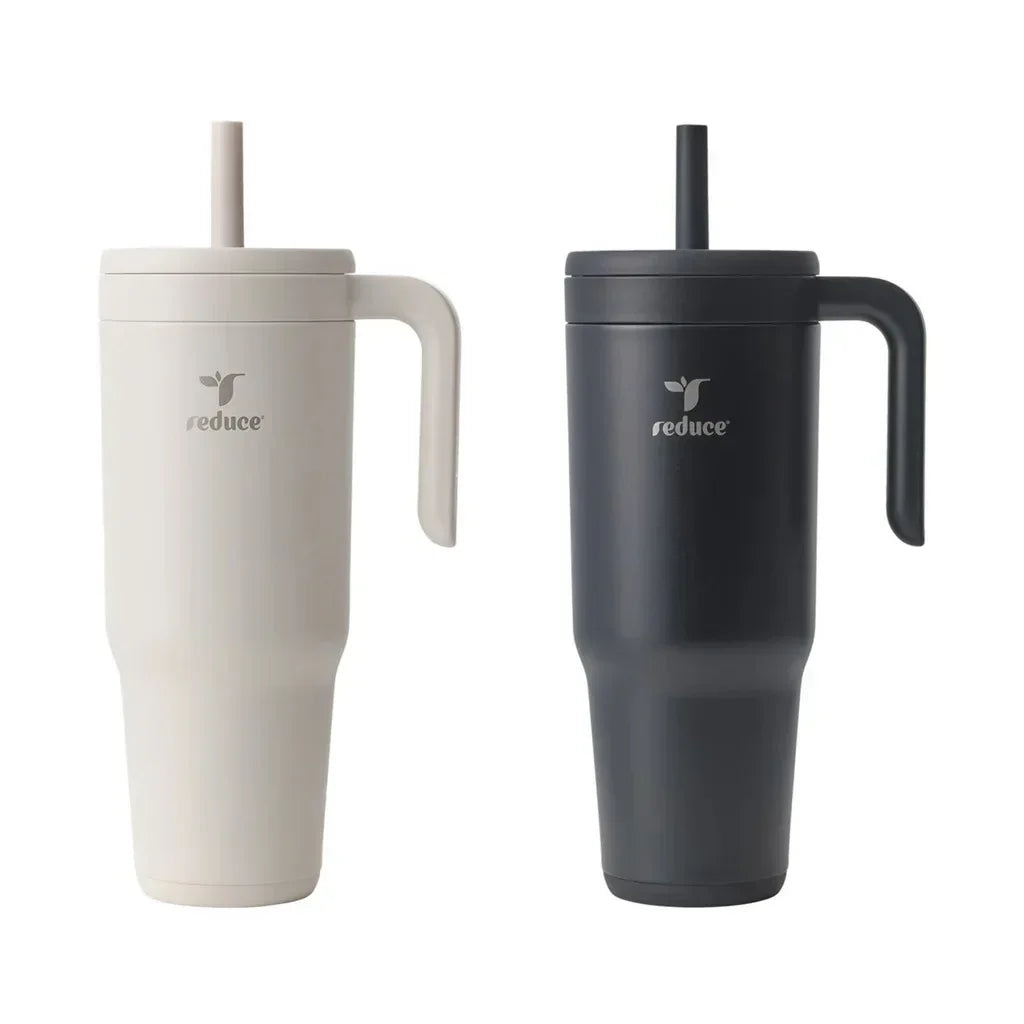 Reduce Chiller Vacuum Insulated 40oz. Tumbler with Handle and Spill-Proof Straw, 2-pack
