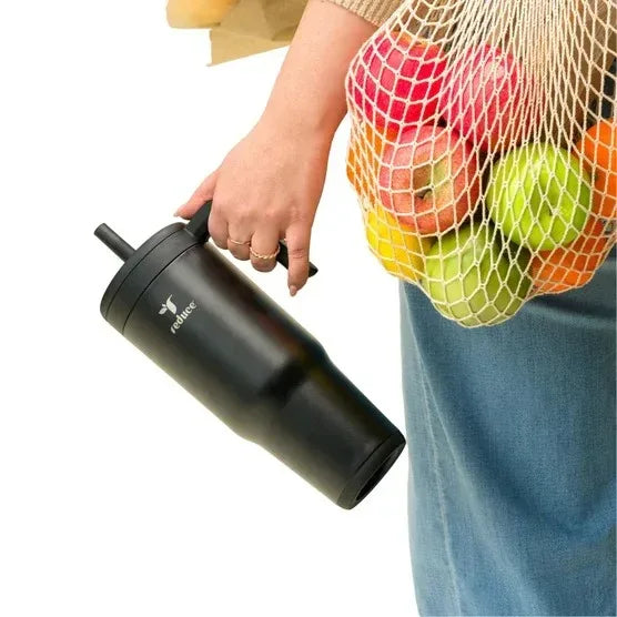 Reduce Chiller Vacuum Insulated 40oz. Tumbler with Handle and Spill-Proof Straw, 2-pack
