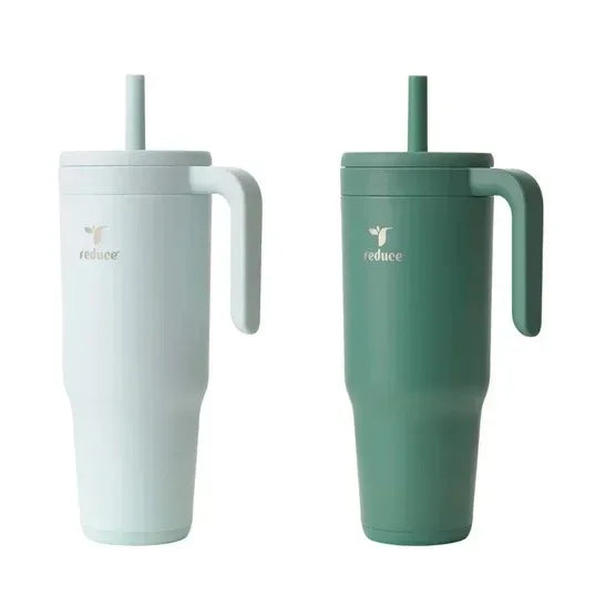 Reduce Chiller Vacuum Insulated 40oz. Tumbler with Handle and Spill-Proof Straw, 2-pack