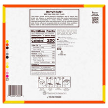 King size peanut butter cups box back panel with Nutrition Facts and serving directions