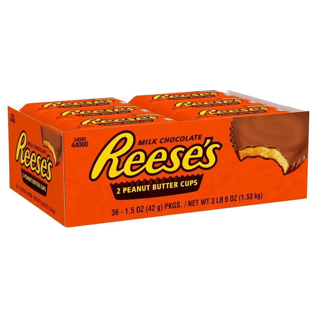 Reese's Peanut Butter Cups, Milk Chocolate, 1.5 oz, 36-count