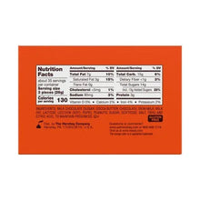 Reese's Miniature Peanut Butter Cups box back panel with nutrition facts and ingredients