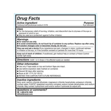 Lubricant eye drops drug facts label panel