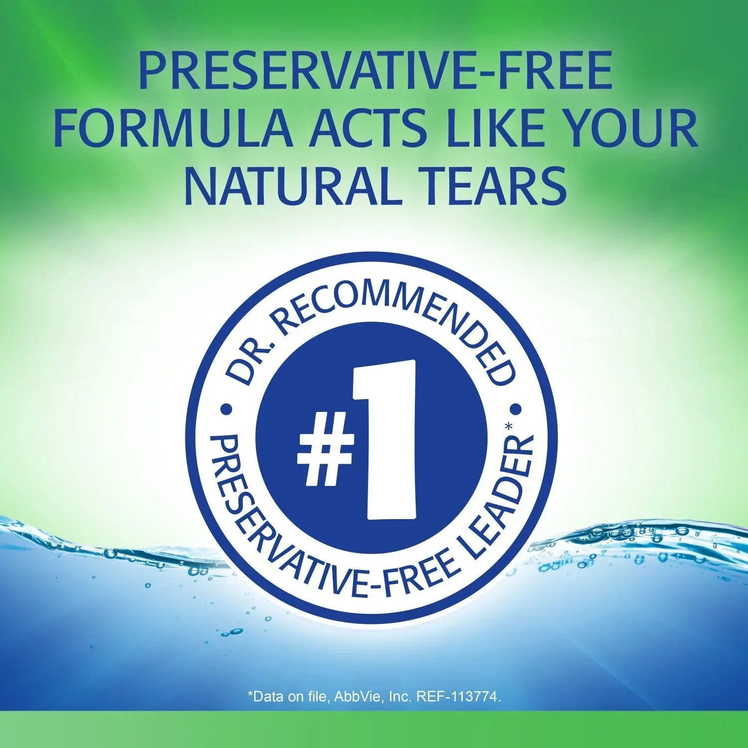 Refresh Plus Lubricant Eye Drops, 100 ct.
