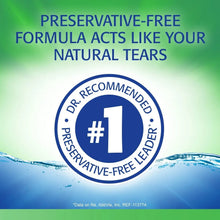 Preservative-free formula badge for lubricant eye drops