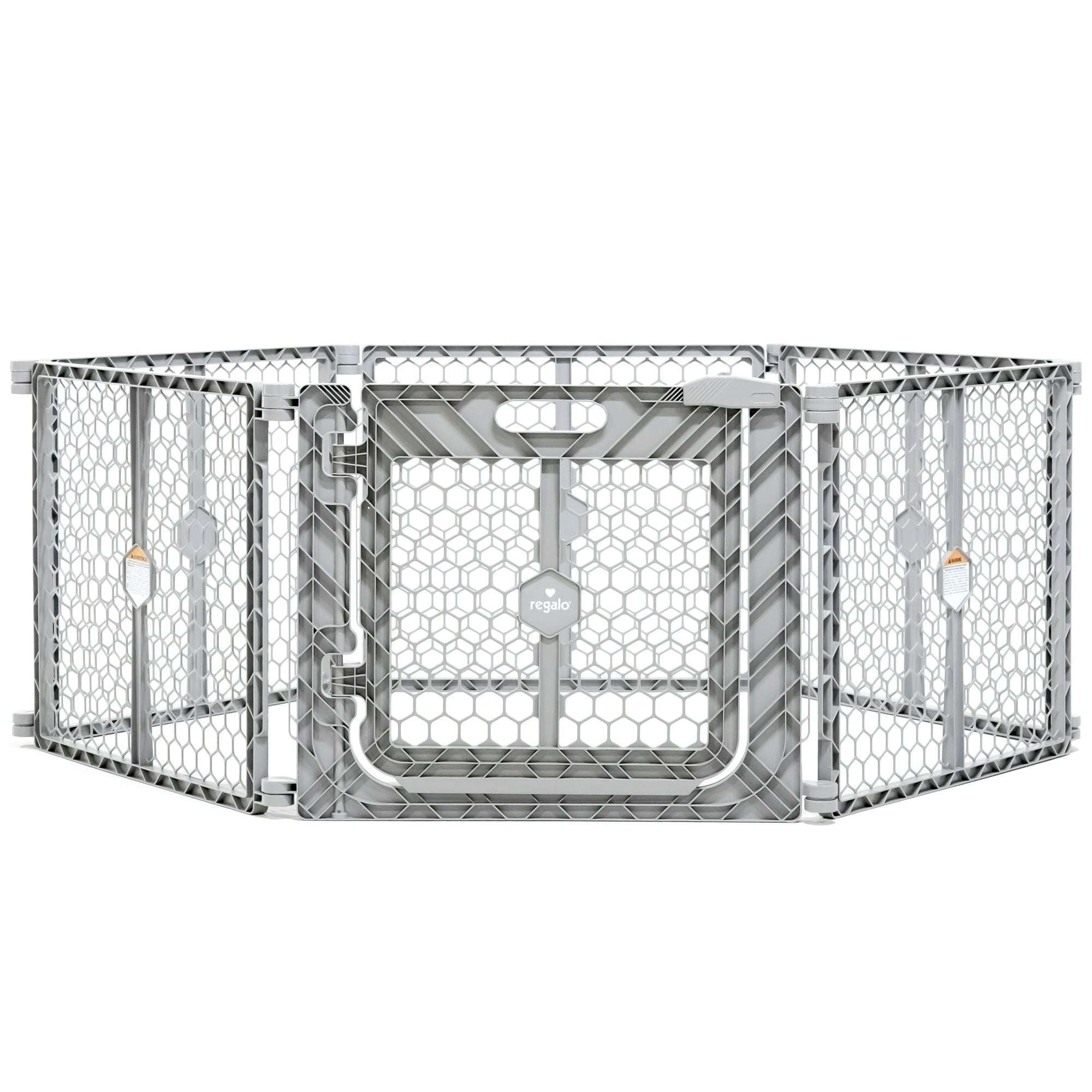 Regalo Superwide Plastic Gate & Play Yard with Door