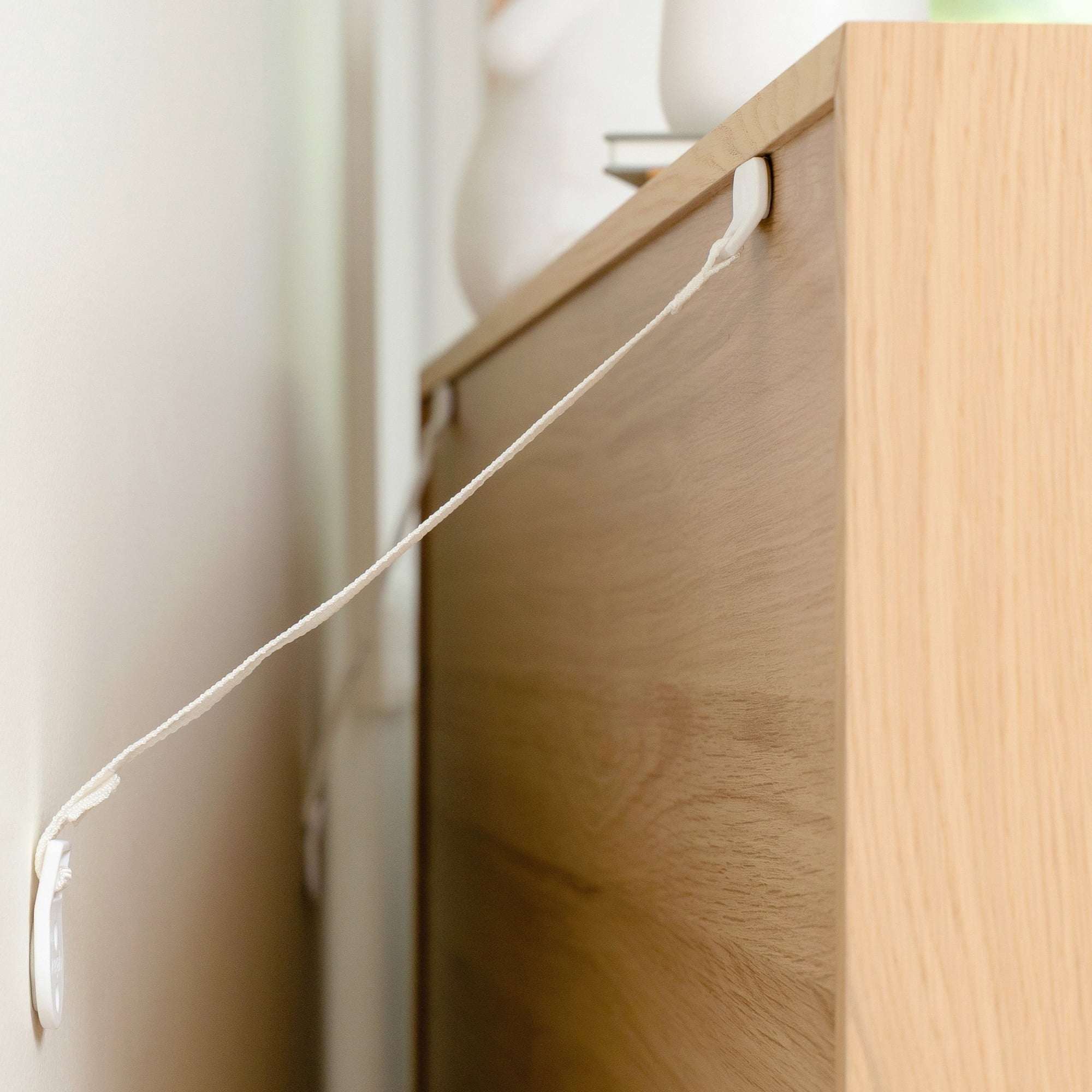 Regalo Anti-Tip Furniture Anchors for Child Safety, Furniture & TV Safety Straps for Dressers, Cabinets & TVs, 2 Pack