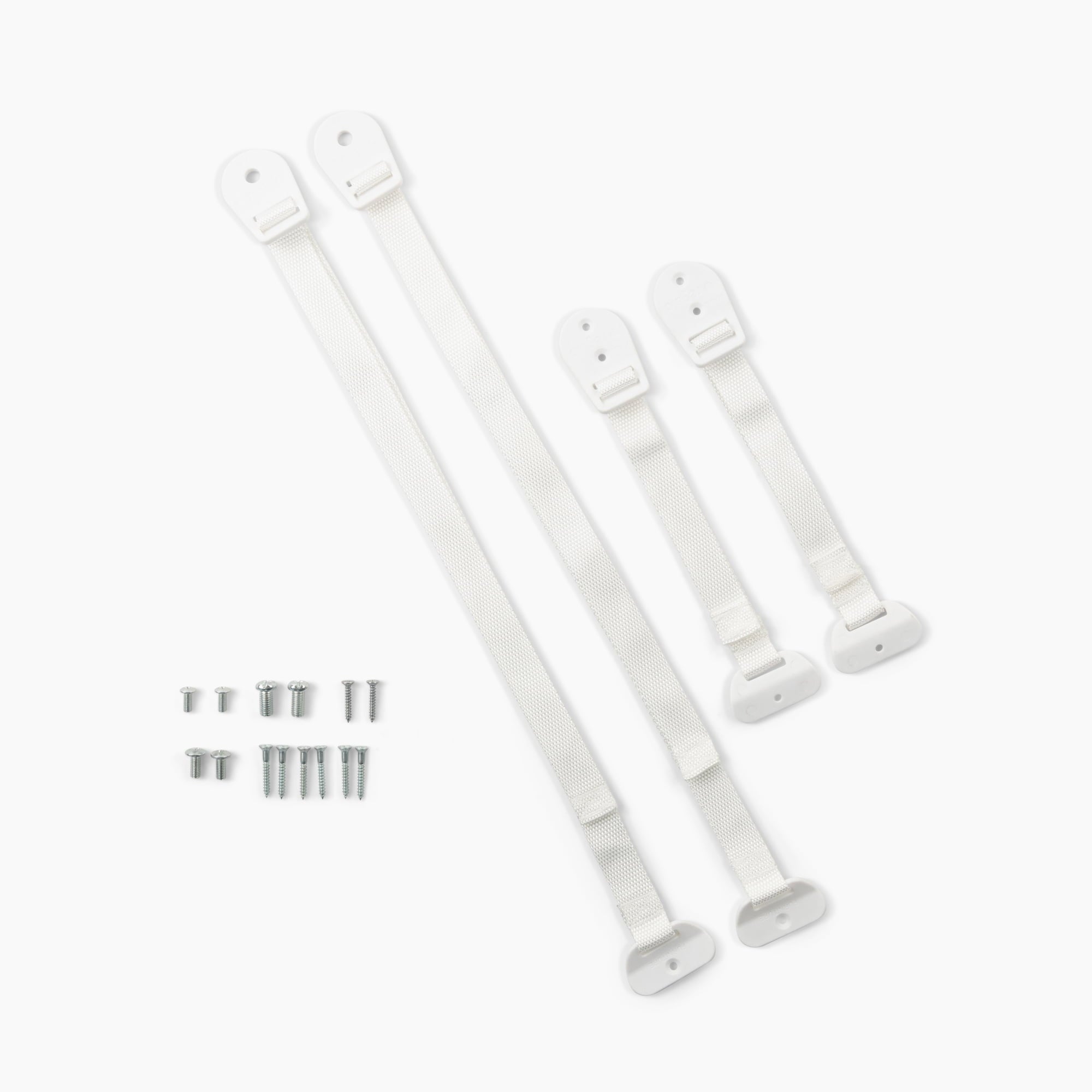 Regalo Anti-Tip Furniture Anchors for Child Safety, Furniture & TV Safety Straps for Dressers, Cabinets & TVs, 2 Pack