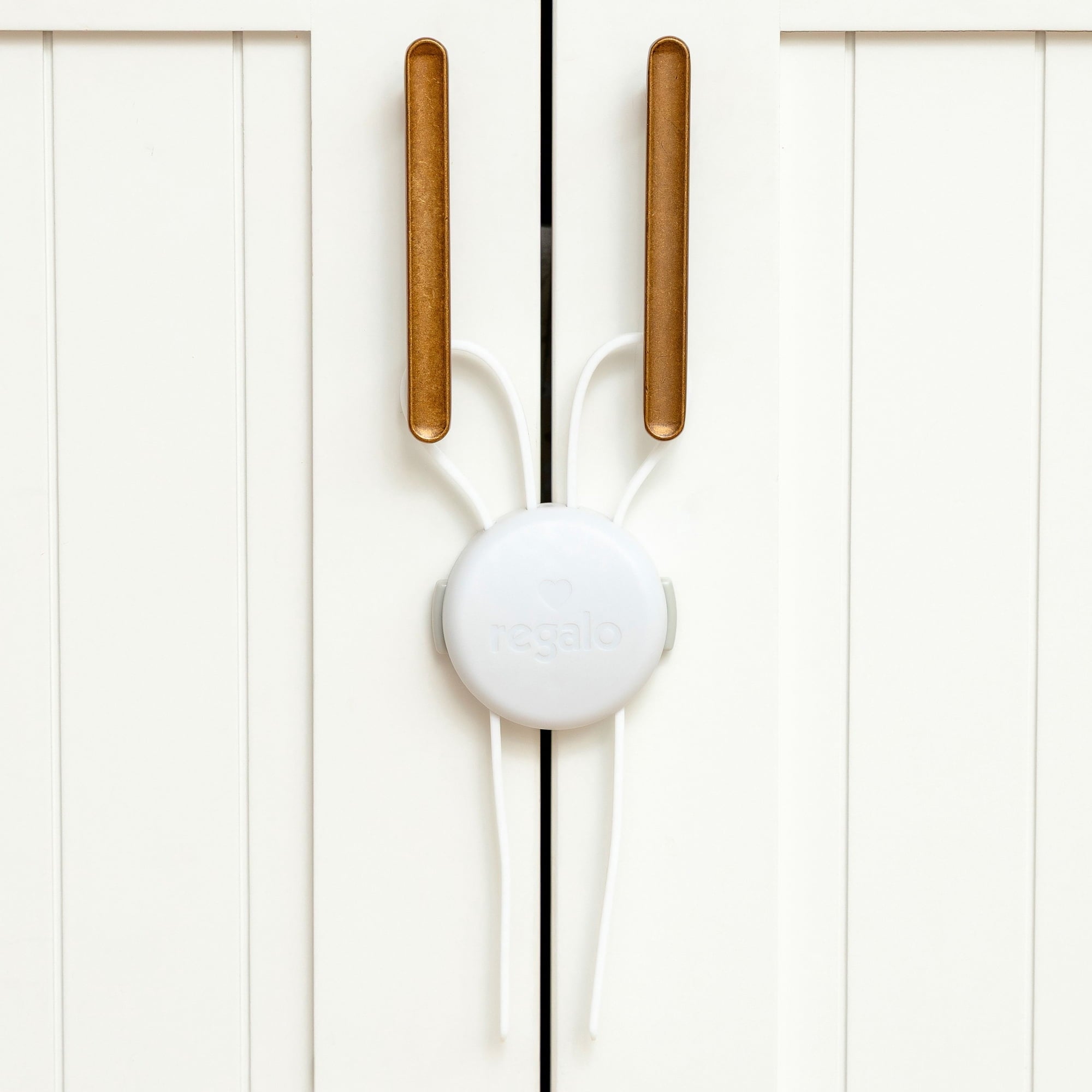 Regalo Baby Proof Cabinet Locks for Child Safety, Multi-Purpose Strap Locks for Cabinets, Appliances & Drawers