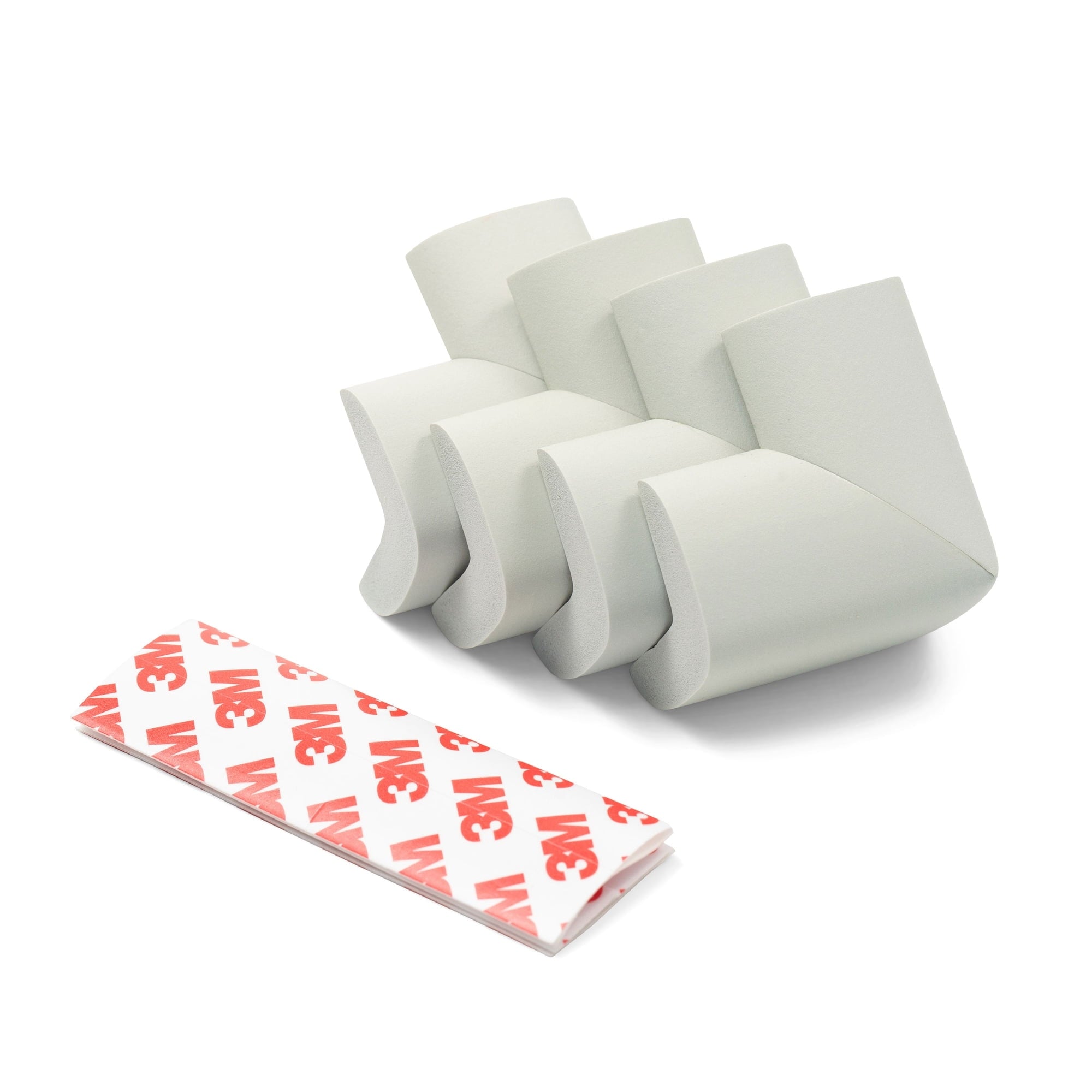 Regalo Corner Cushion for Child Safety - Grey - 4 Pack