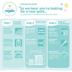 Regalo Superwide Plastic Gate & Play Yard with Door
