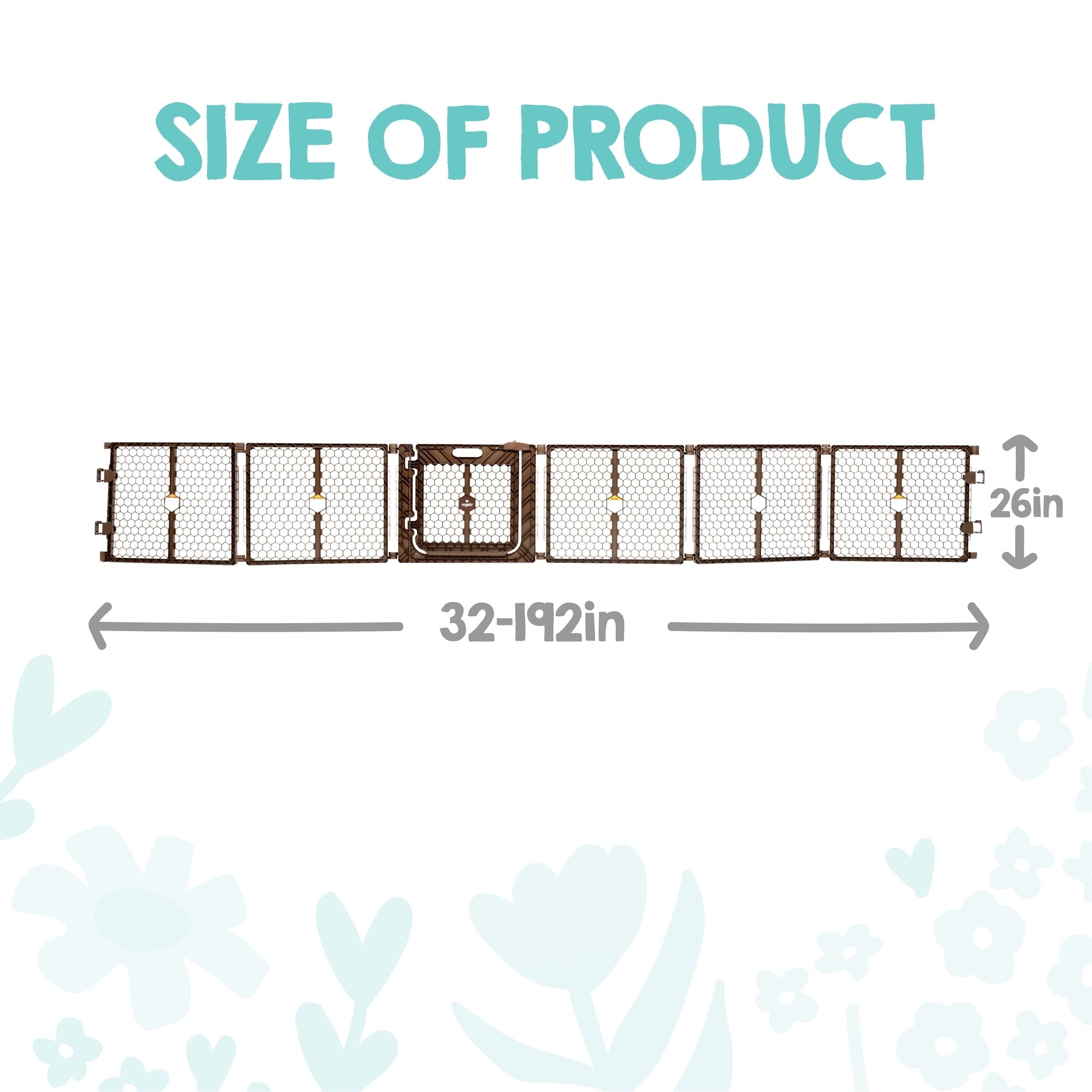 Regalo Superwide Plastic Gate & Play Yard with Door