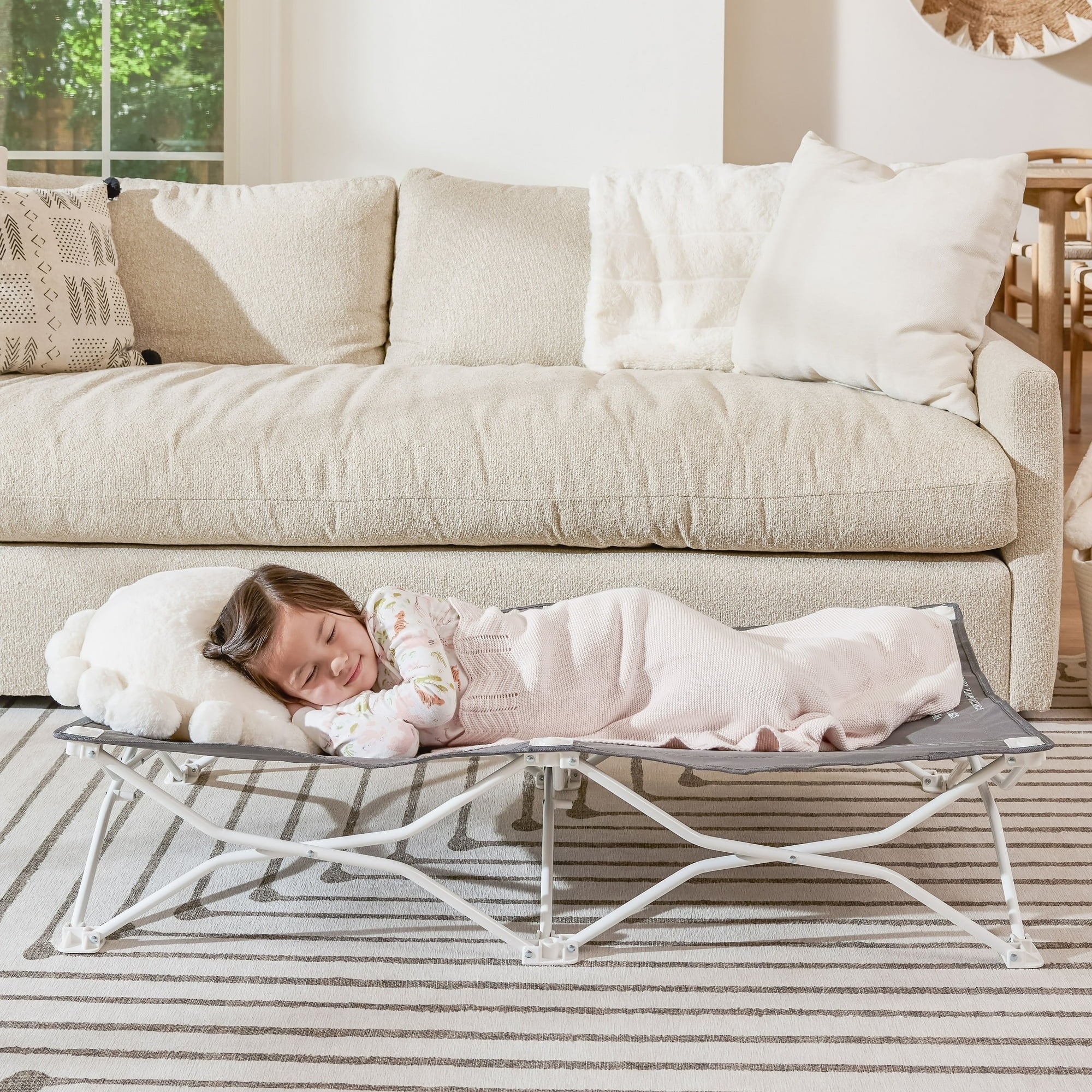 Regalo My Cot Portable Toddler Bed, Lightweight Foldable Travel Bed for Kids