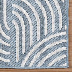 Regent Area Rug Collection, Mika Blue - USA MEGA SHOP