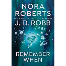 Paperback book cover in teal with jewel artwork and title 'Remember When'