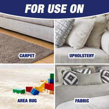 Use-on guide: Carpet, Upholstery, Area Rug, Fabric application surfaces