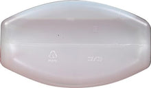 Close-up of white spray top and nozzle, with pale pink-tinted underside
