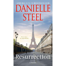 Paperback novel cover with Eiffel Tower and title Resurrection by Danielle Steel