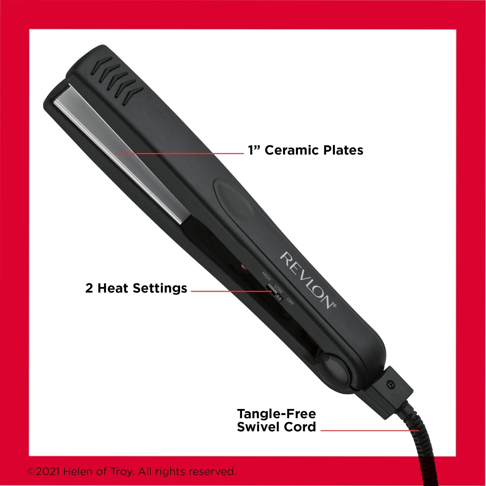 Revlon Essentials Smooth Results, RVST2043, Ceramic, Flat Iron