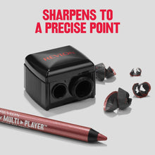 Revlon universal points sharpener with sharpened pencil tip and wood shavings