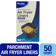 Reynolds Kitchens air fryer parchment liners, unbleached, non-stick, 50-count pack