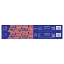 Heavy-duty aluminum foil pack, back panel with usage icons and barcode, 150 sq ft