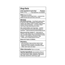 Ricola cough drop Drug Facts label panel with warnings and directions text