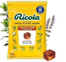 Ricola original herb cough drops pouch and menthol lozenge, 115-count packaging